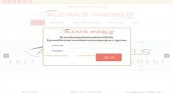Desktop Screenshot of alexas-angels.com